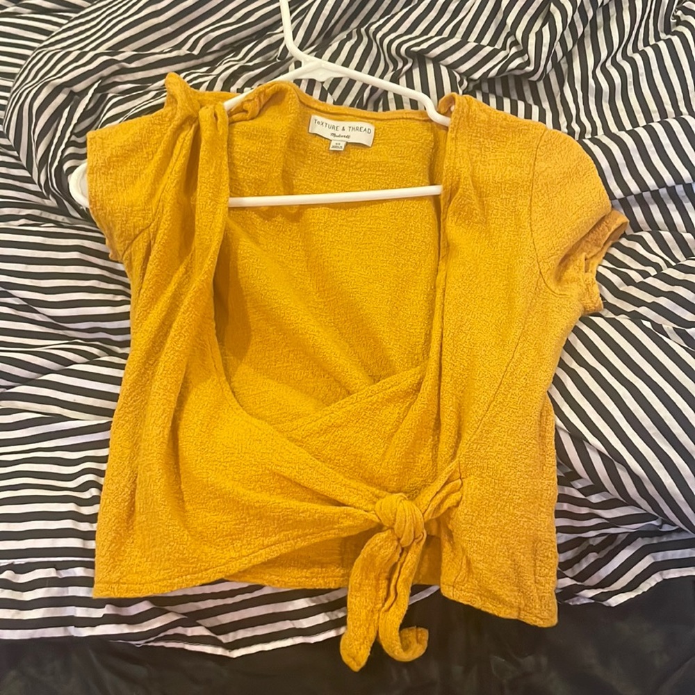 yellow shirt